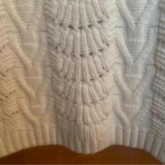 NWT Fossil Brand - Ivory Sweater Dress Cotton Angora w/ Lining - Size XS - Picture 10 of 14